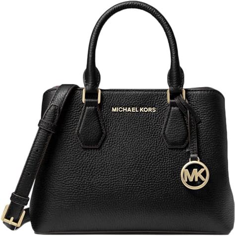 michael kors camille small logo and leather satchel|Camille Small Logo and Leather Satchel .